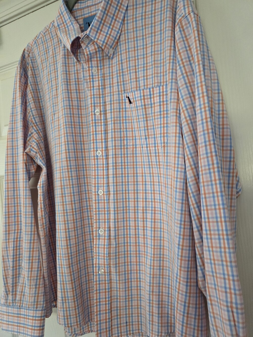 Local Boy Outfitters Hutto Dress Shirt Plaid Long Sleeve Size XL Casual Office